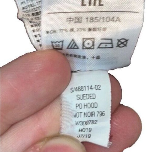 Gap Vintage Soft Hoodie Burgundy Pinot Noir Sz. L - Picture 5 of 7